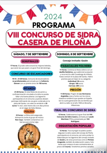 Concurso de Sidra Casera de Piloña